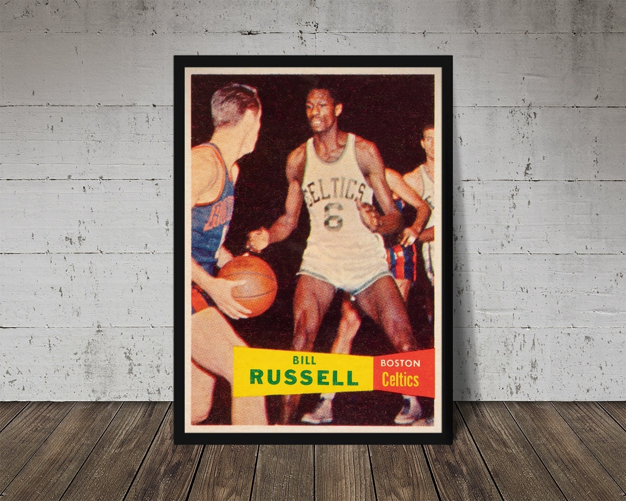Bill Russell Jersey Patch NBA Basketball Memorial Iron on 6 