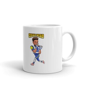 Cigar Head White glossy mug