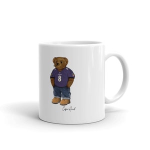 Cigar Head White glossy mug