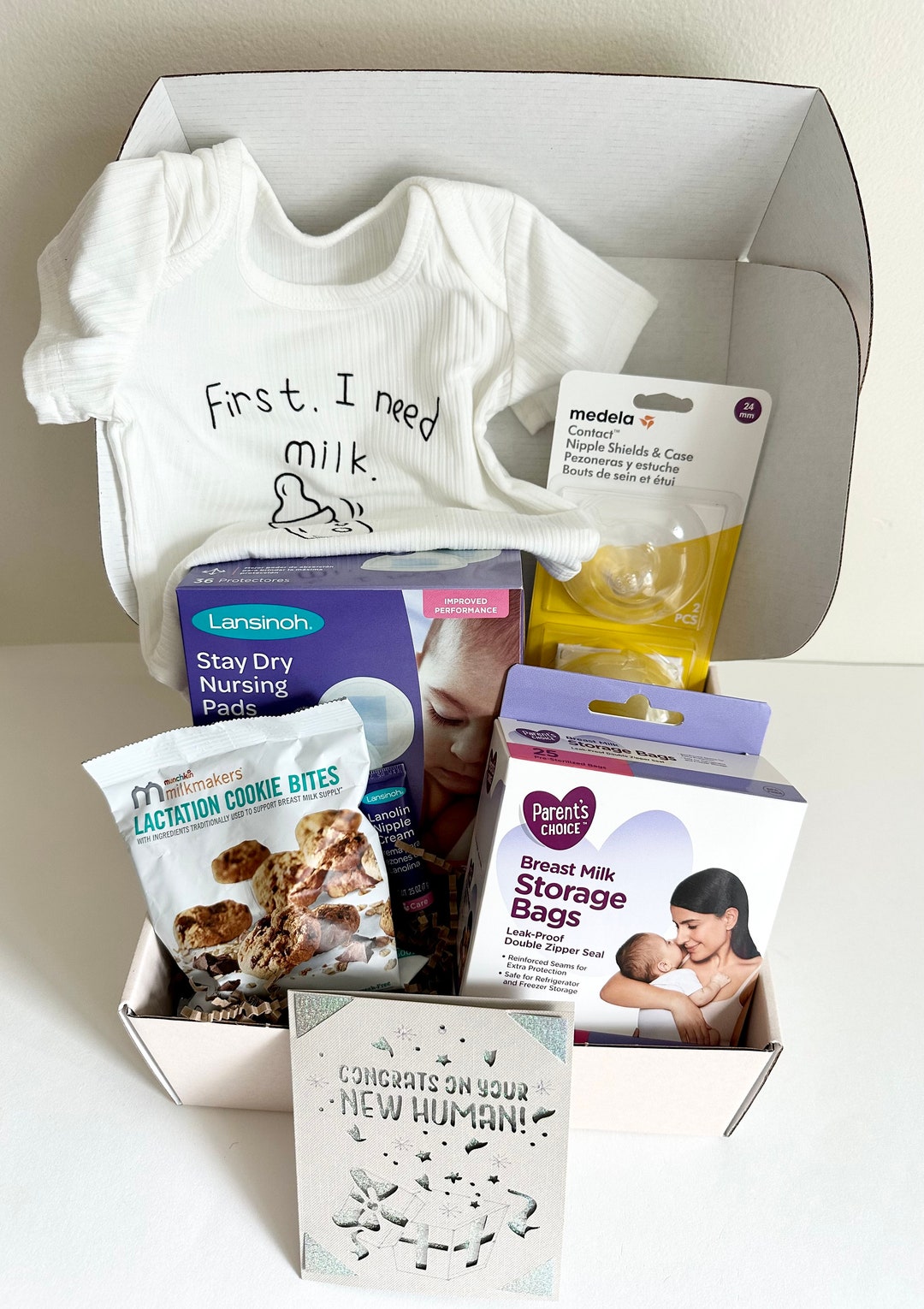 Breastfeeding Gift Set, Nursing Mom Care Gift, Baby Shower Gift for Boy