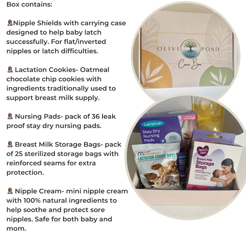 Breastfeeding Gift Set, Nursing Mom Care Gift, Baby Shower Gift for Boy