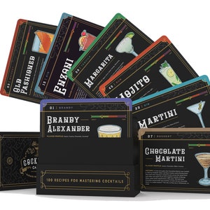 Cartes cocktails - Découvrez plus de 100 cocktails