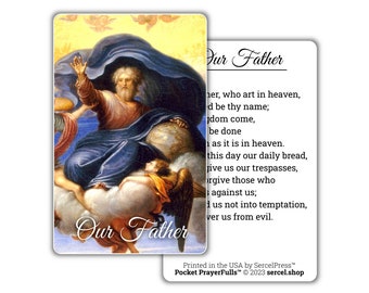 Our Father: Pocket PrayerFulls™ | Durable Wallet Prayer Cards