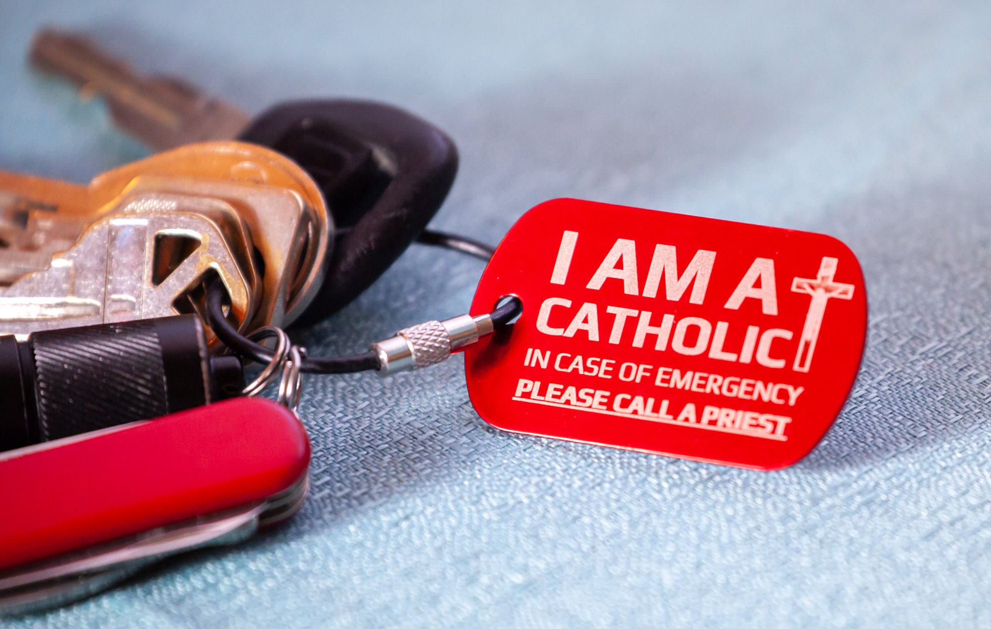 I Am Catholic Call A Priest Karten - 5 Stück Notfall Karten Für Brieftasche