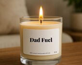 Dad Fuel Scented Candle β Funny Father's Day Gift, Soy Wax Candle