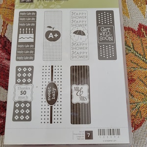 Stampin Up Stamp Set It&#39;s a Wrap Occasions