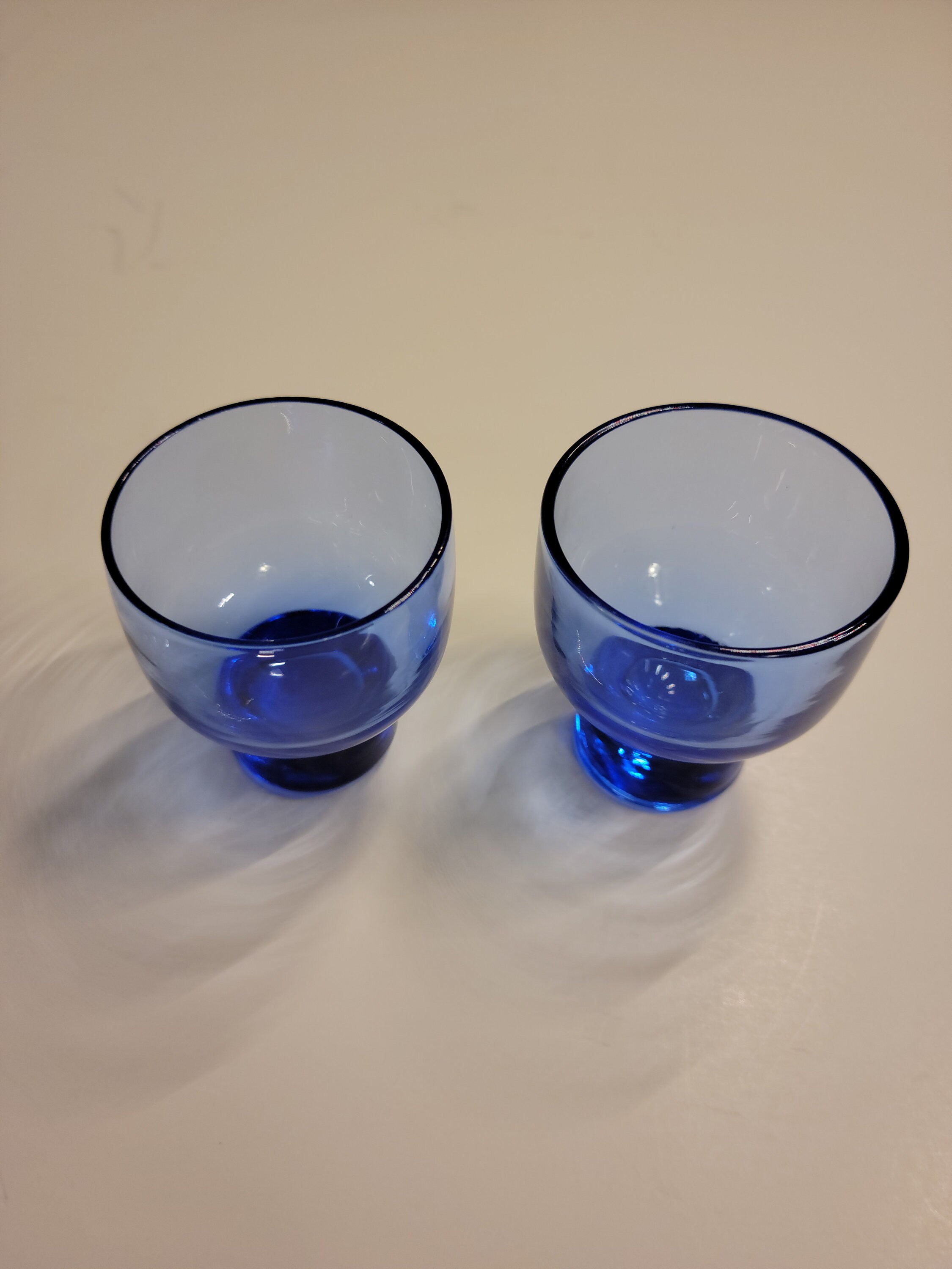 Modern Cobalt Blue Decanter Sake Chiller Set Etsy