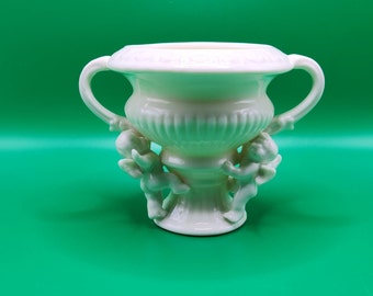 Vintage Set of Cherub/Angel Porcelain Vases