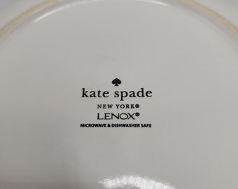 Set of 4 Collectible Kate Spade Plates by Lenox, 2 Styles - Etsy