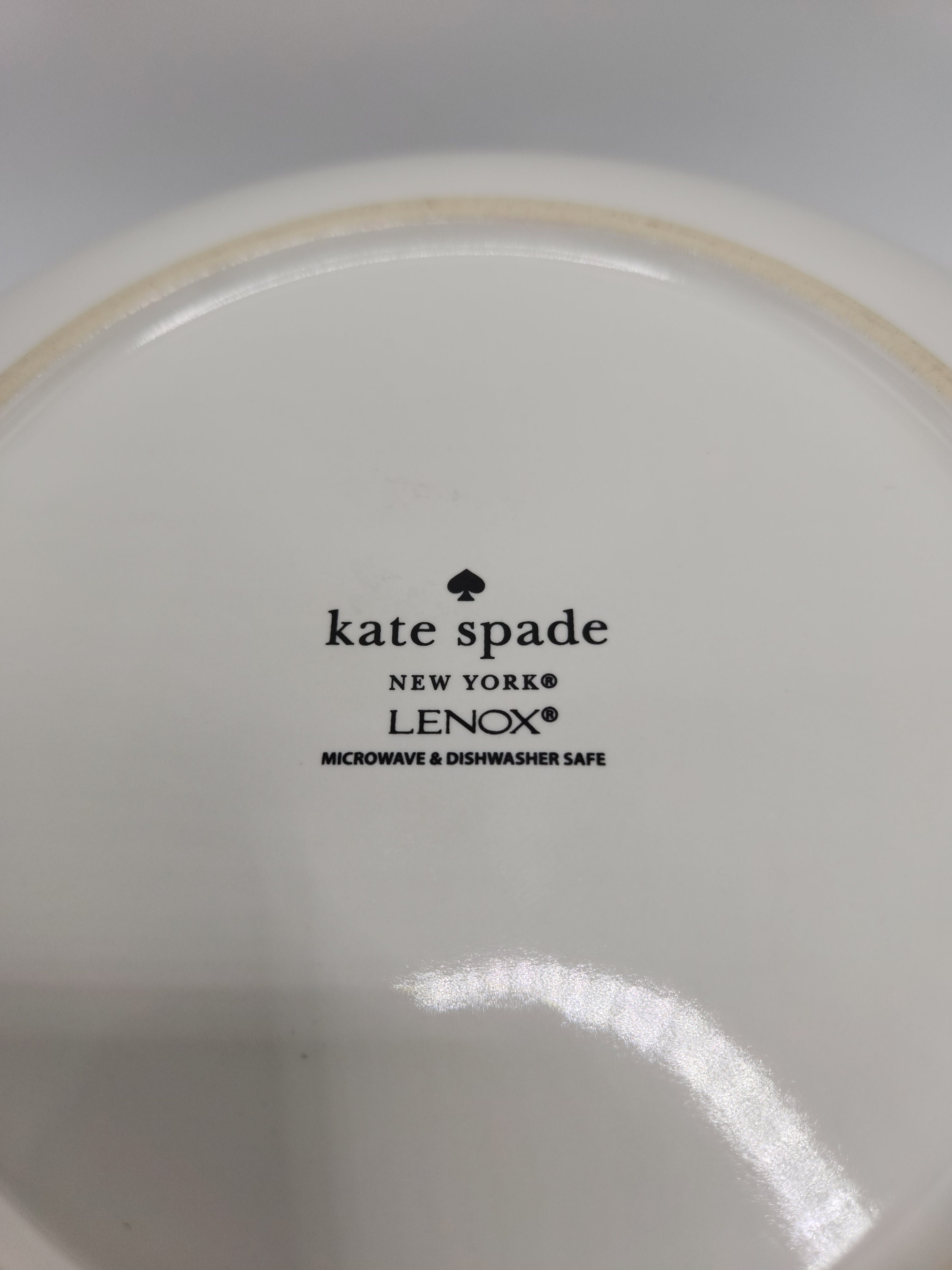 Set of 4 Collectible Kate Spade Plates by Lenox, 2 styles