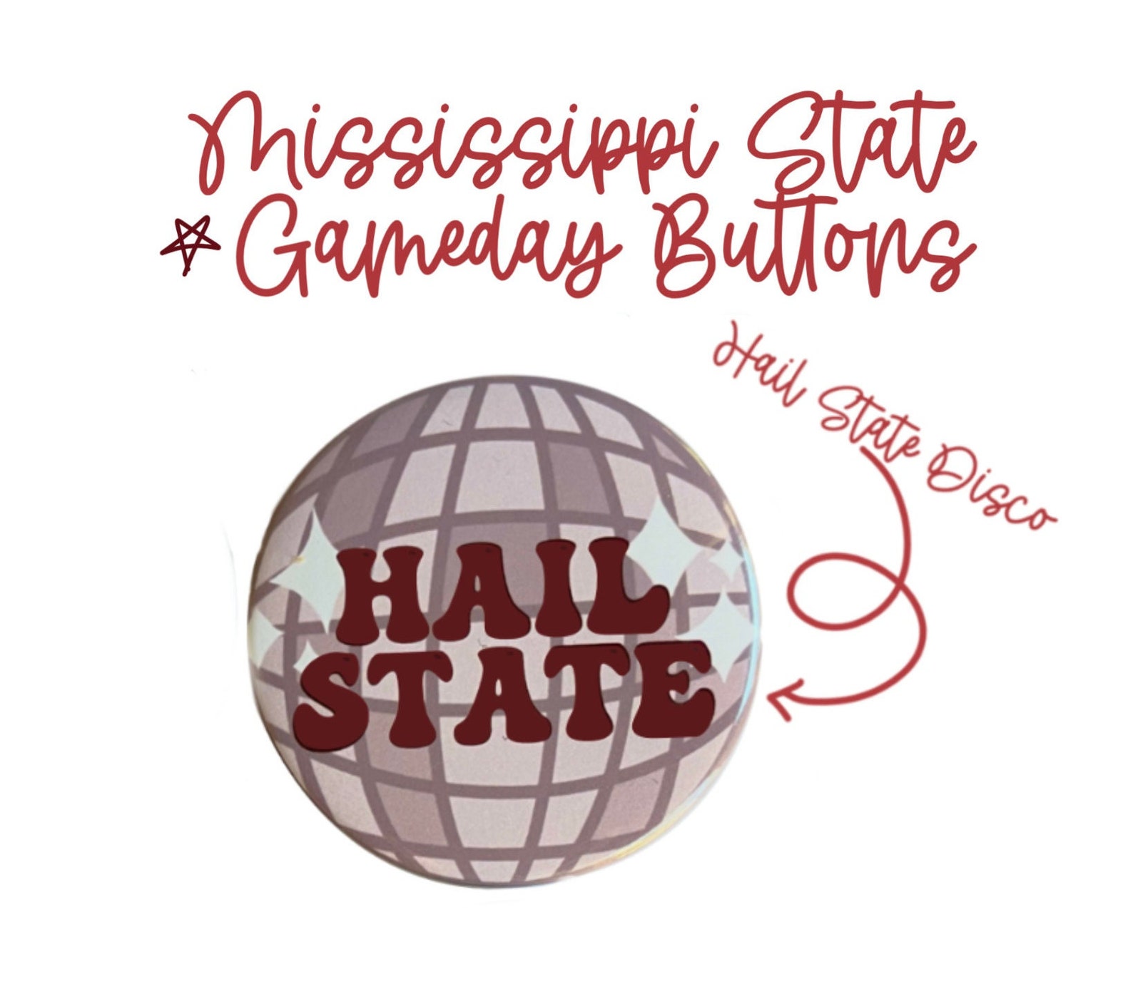 Mississippi State Gameday Buttons Mississippi State University