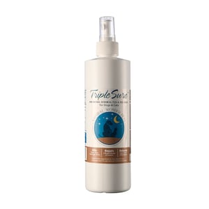TripleSure All Natural Flea and Tick Spray for Dogs and Cats – 16 oz