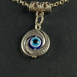 Evil Eye Witchy Necklace | Witchy Necklace Aesthetic | Pagan Fashion | Witch Jewelry