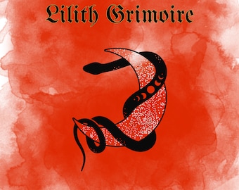 Digital Lilith Book of Shadows Grimoire per lavorare con Lilith / Download istantaneo BOS Lilith