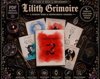 Lilith Grimoire Book of Shadows | 36 Pages (Digital Download)