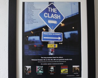THE CLASH - From Here to Eternity - Album Display Deluxe - Etsy UK