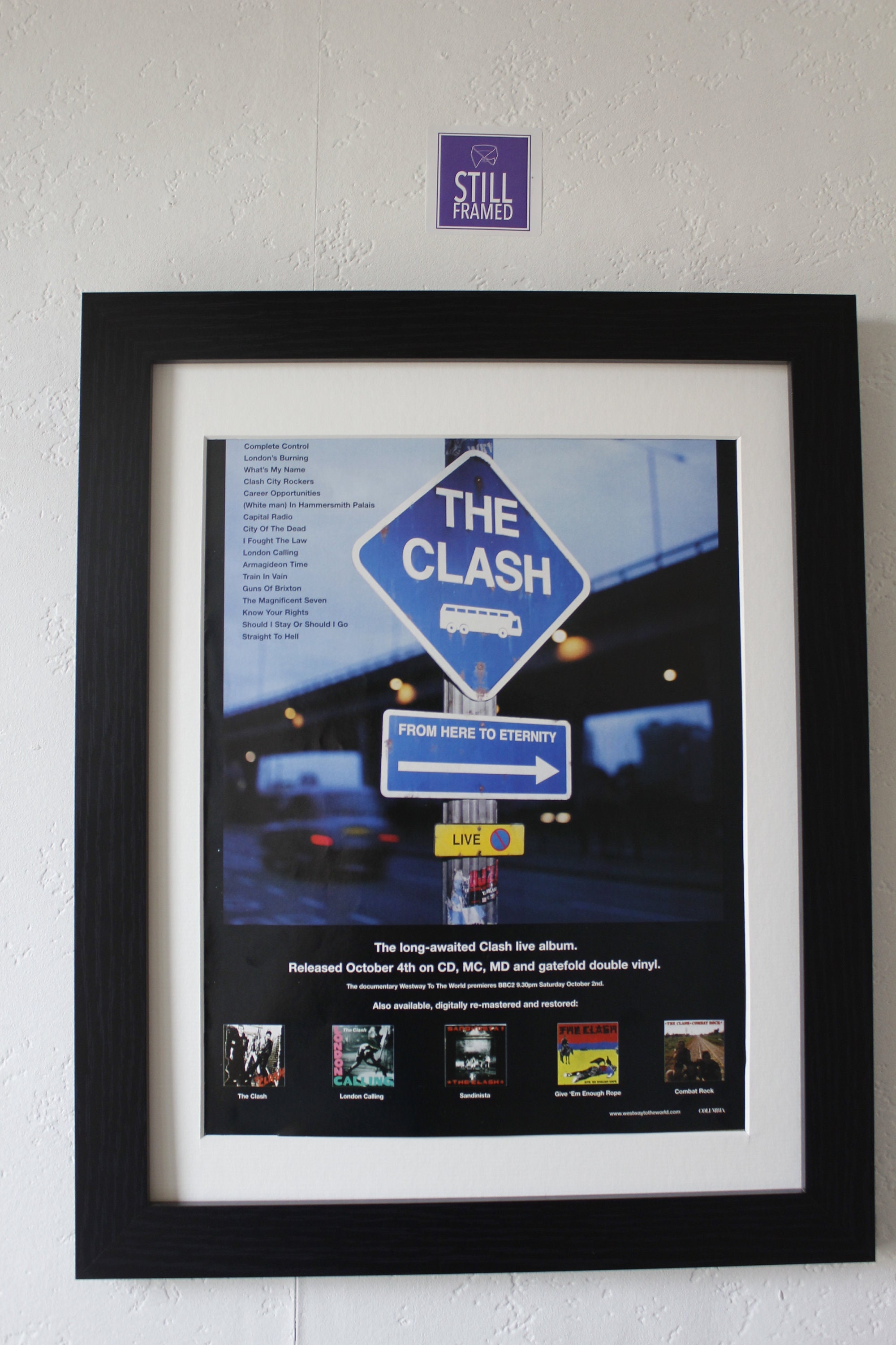 THE CLASH FROM HERE TO ETERNITY レコード2LP 【公式通販】