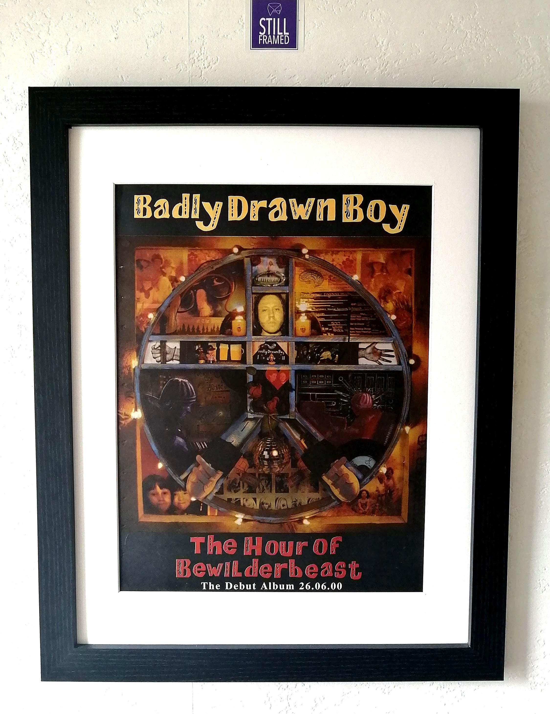 Badly Drawn Boy - the Hour of Bewilderbeast - 2000 - Framed 