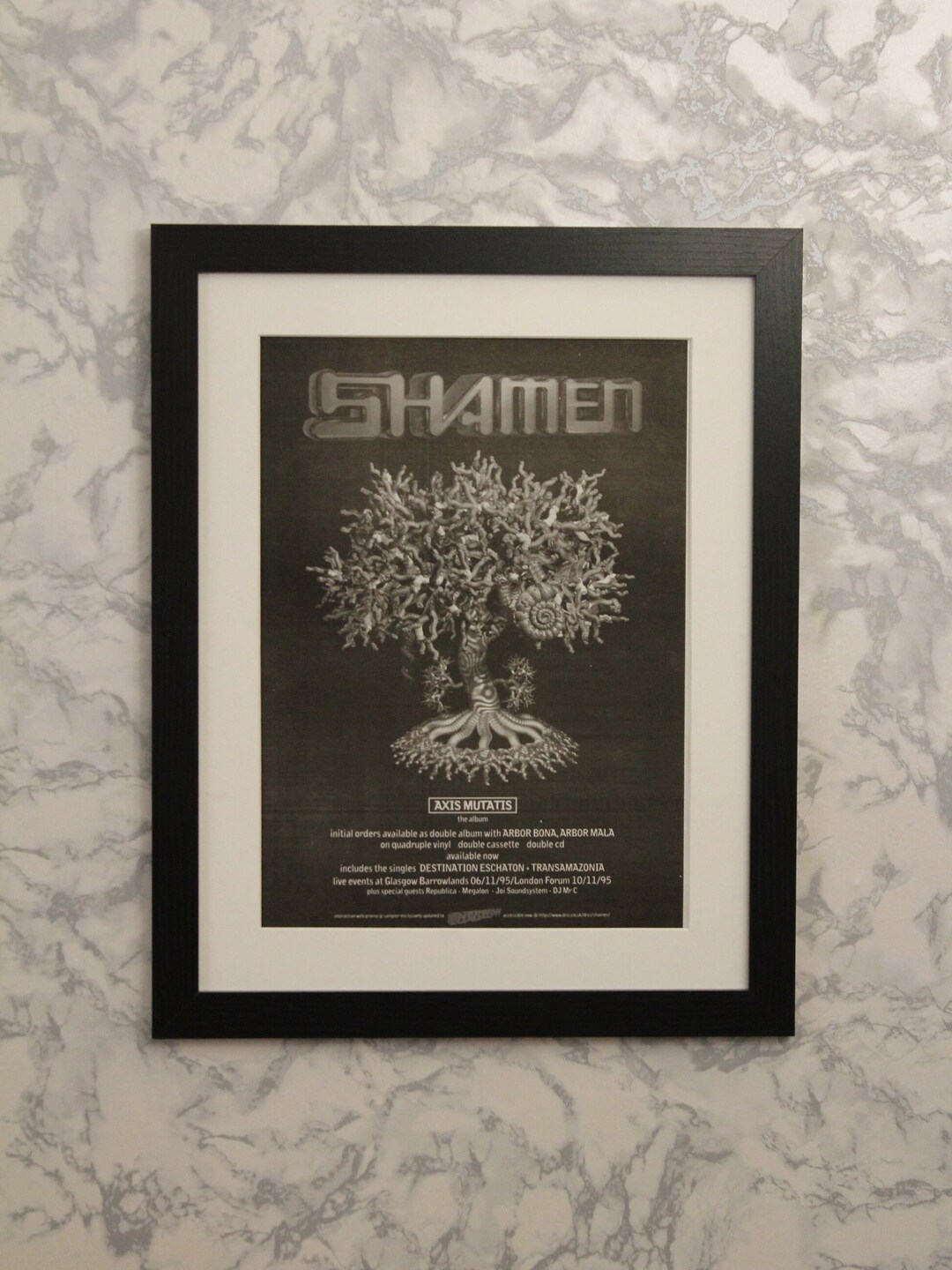 Shamen - Axis Mutatis - 1995 - Framed Original Promo Poster - Etsy