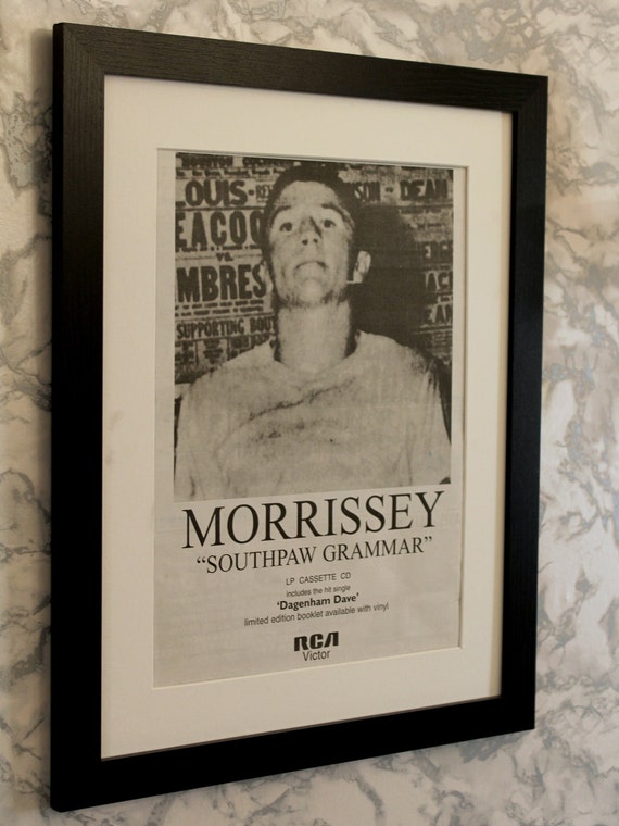 モリッシーMorrissey サイン入り写真と証明書
