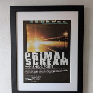 Primal Scream Poster - Etsy