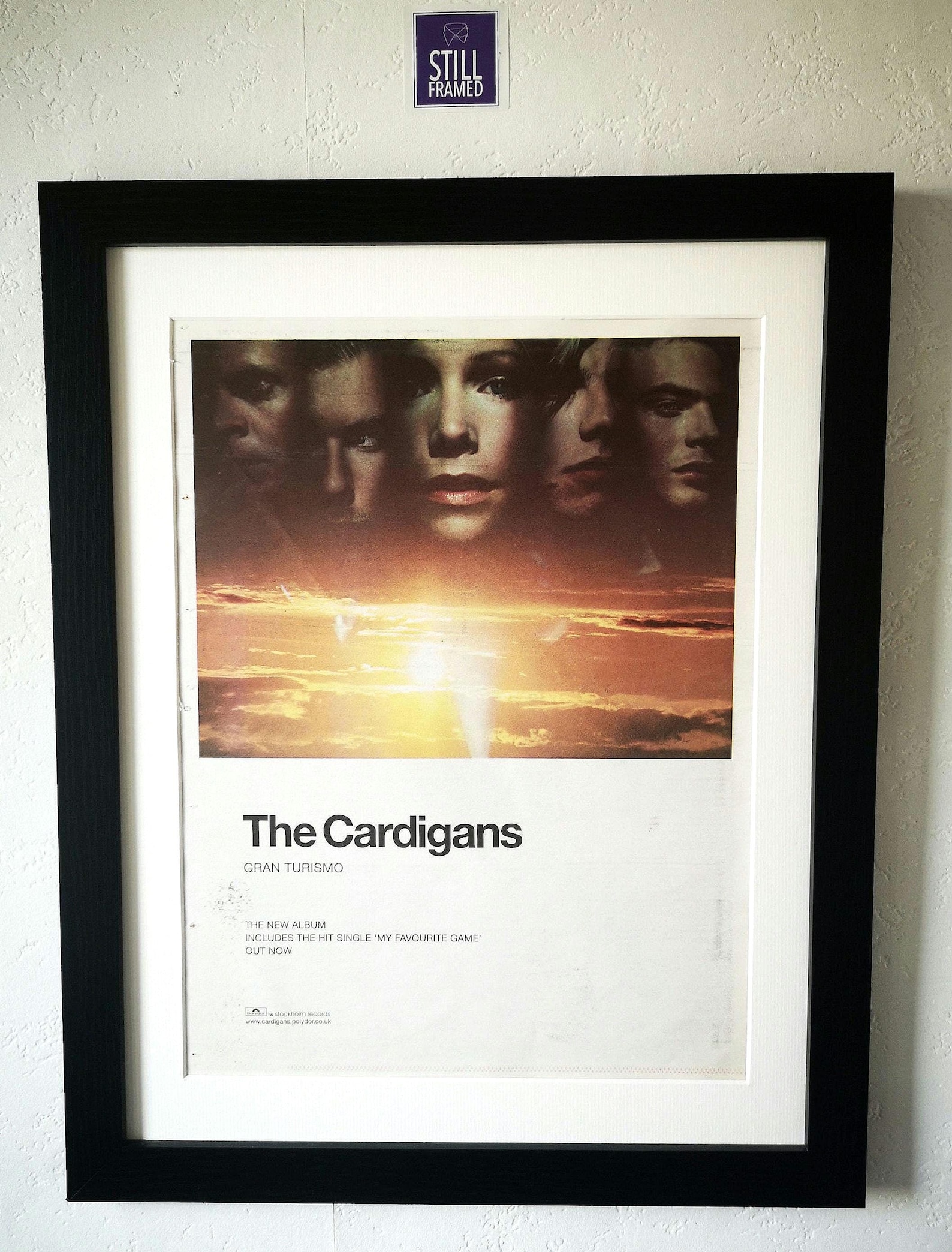 The Cardigans - Gran Turismo - 1998 - Framed Original Promo Poster - Etsy