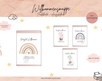 Carpeta de bienvenida de jardín de infancia | Prácticas | Año social voluntario | Aprendizaje – Carpeta informativa | Carpeta de bienvenida | Descargar PDF