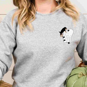 Boo Sweatshirt,Cute ghost,Halloween Dog Sweatshirt,Halloween Sweater, Ghost Sweatshirt, Halloween Sweatshirt, Ghost Dog Shirt, Spooky Season