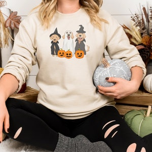 Halloween Sweatshirt, Halloween Dog Shirt, Ghost Dogs Sweatshirt, Boo Sweatshirt, Pumpkin Sweatshirt, Dog Halloween Shirt,Halloween Crewneck