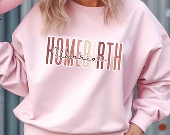Home birth mom sweatshirt,natural homestead sweatshirt,Hippie mama homestead tee,Crunchy mama homestead sweater,natural mama sweatshirt