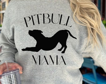 Pitbull dog sweatshirt,Christmas gift for bulle dog owner sweater,dog face sweatshirt,gift for pittie owner,pitbull mama sweatshirt