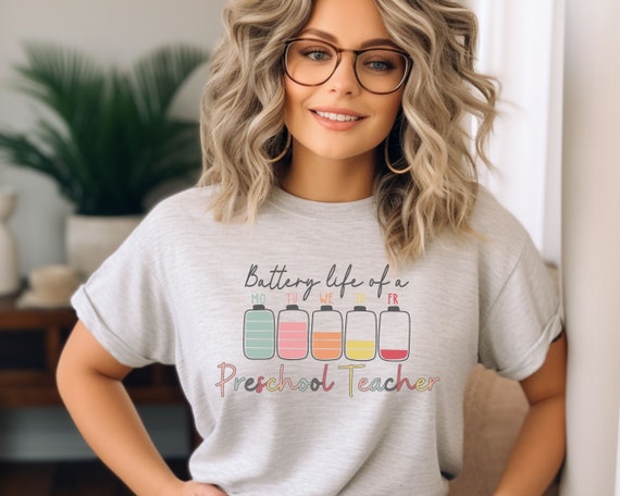 Teacher shirt, teacher gift idea, colorful teacher tee, teacher apparel, back to school shirt, new teacher gift, tired teacher, gift for her