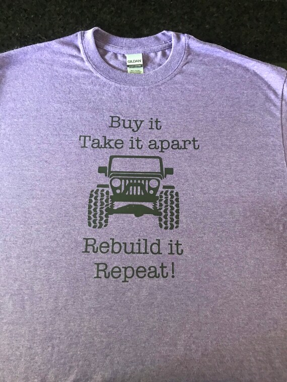 Purple Jeep T-shirt | Etsy