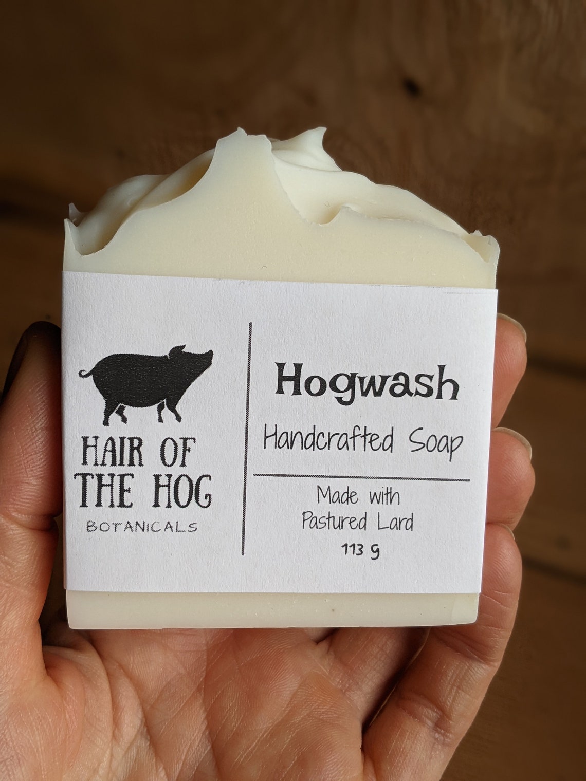 Lard Soap Unscented Pastured Pigs Handcrafted Natural Etsy