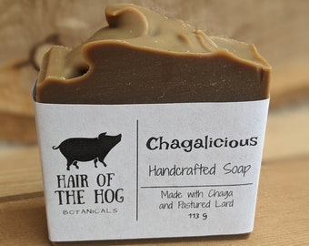 Lard + Chaga Soap | Handcrafted | Natural | Unscented