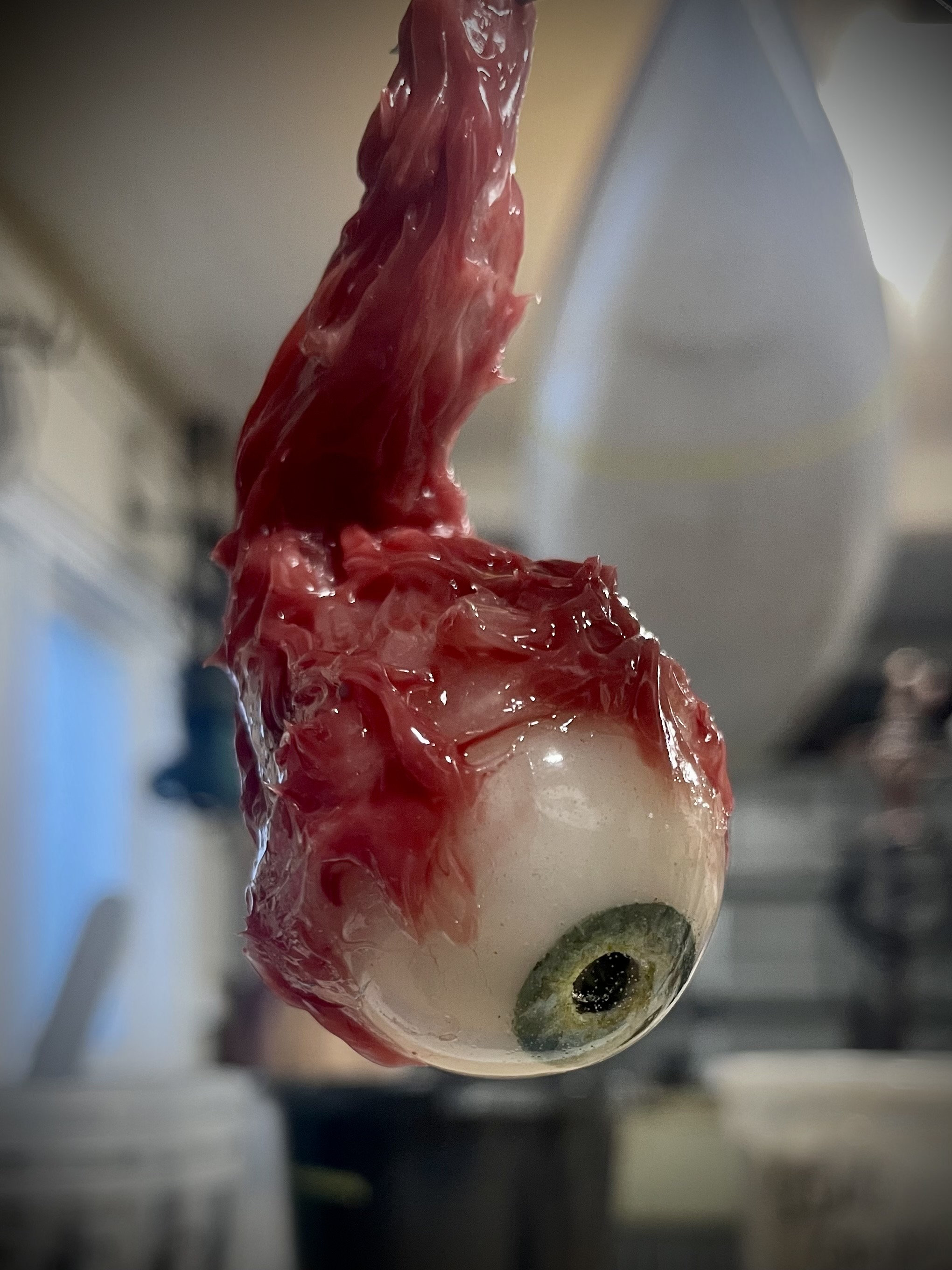realistic resin eyes, acrylic eyeball, pulled out eye prop.