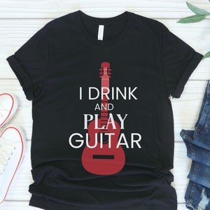 Funny Guitar Shirt, Funny Music T-Shirt, Gift for Guitarist, Guitar Shirts for Men, Cool Music T-Shirt, Rock Music Shirt