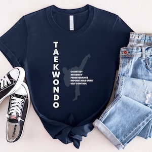 Taekwondo T- Shirt, Taekwondo Gifts, Martial Arts Tees, Taekwondo Fighter T-Shirt, Taekwondo Workout Tee
