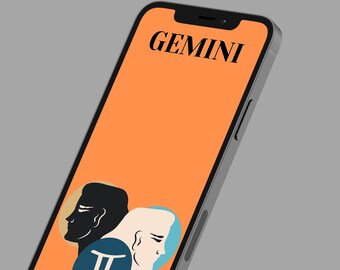 Gemini Zodiac Phone Fondo de pantalla