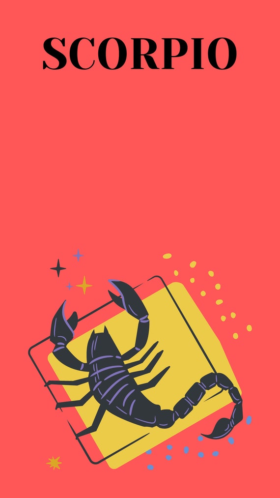 Scorpio Zodiac Phone Wallpaper - Etsy Australia Scorpio Zodiac Phone Wallpaper - Etsy Australia