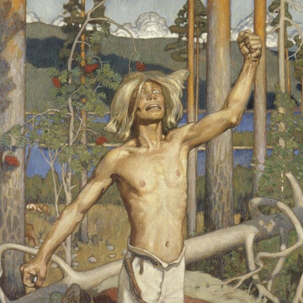 Kullervo Cursing by Akseli Gallen-Kallela European Museum Art available as a Digital image Download