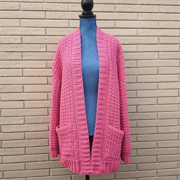 Gilet oversize crochet