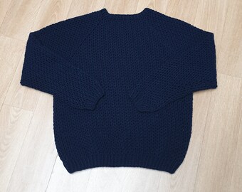 Pull homme crochet