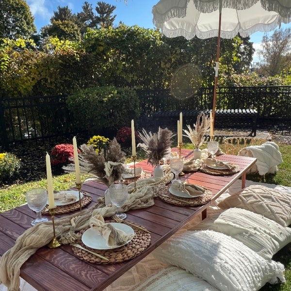 Luxury Picnic Table Etsy