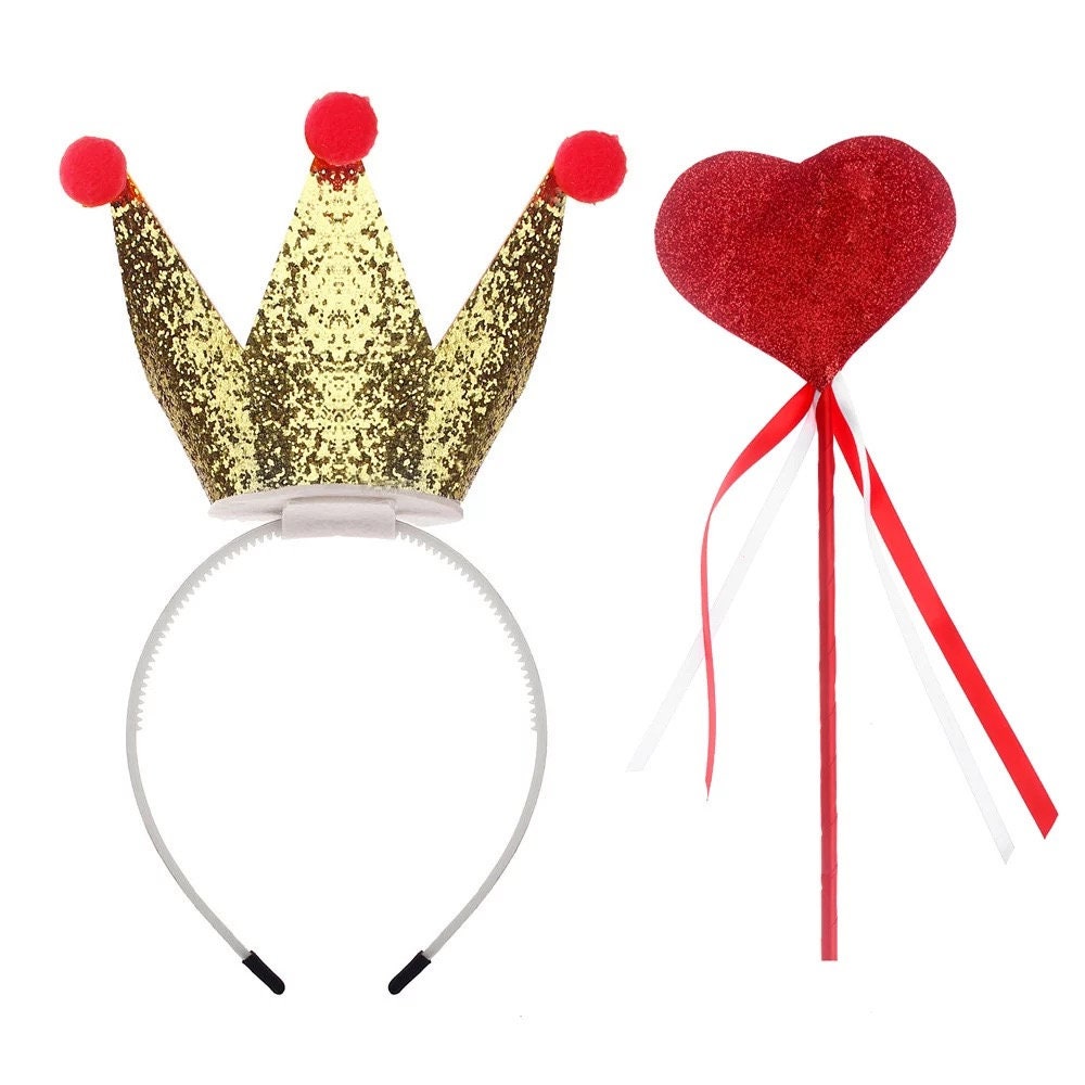 Twinkle Red Queen of Hearts Costumes for Girls Sparkly Etsy