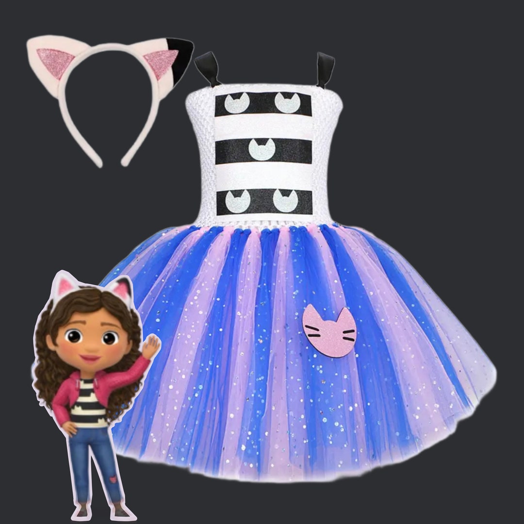 Sparkling Gabby Dollhouse Cats Costumes for Baby Girls Animal Etsy