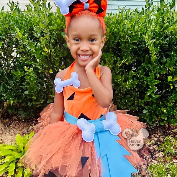 Pebbles Costume Baby Etsy