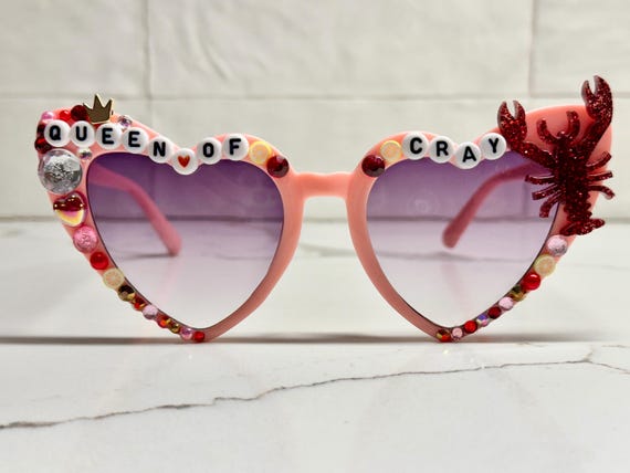 Crawfish Sunnies/ Cray/ Crawfish Boil/ Adult sunglasses/ gift for crawfish lover/ Crawfish Boil apparel/ spicy/ custom sunglasses/Louisiana