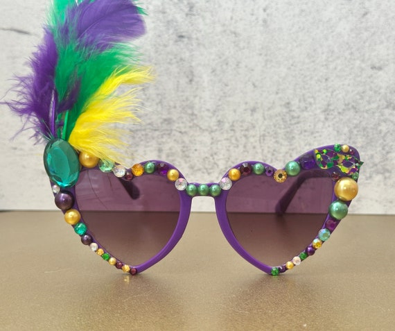 Carnival Feather Glasses Carnival Feather Glasses