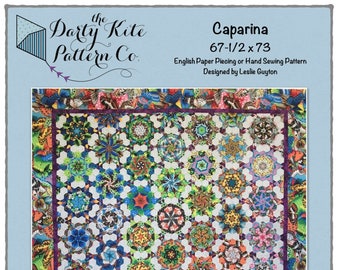 Caparina Quilt PDF-mönster för EPP eller handsömnad